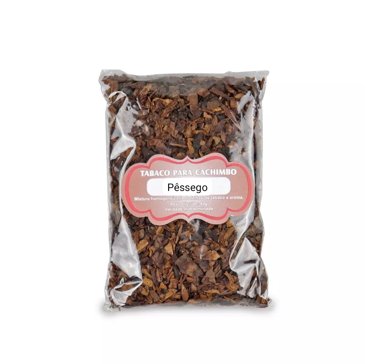 Tabaco Para Cachimbo Pêssego 40g (4500)