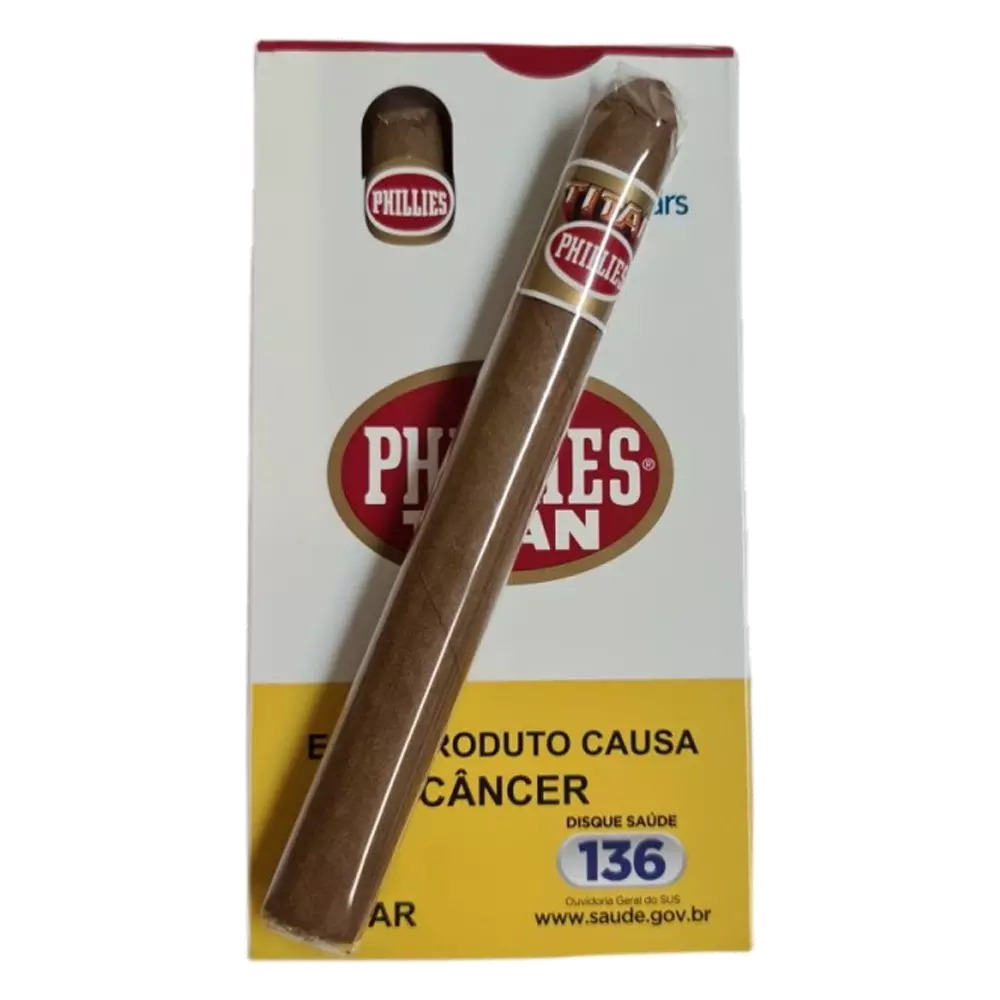 Caixa Charuto Phillies Titan (Tradicional) cx c/ 5un (4500)
