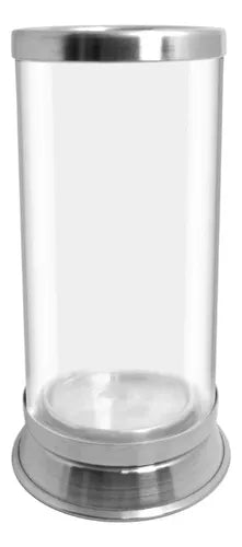 Suporte Para Vela De 7 Dias Vidro Protetor De Vela (1300)