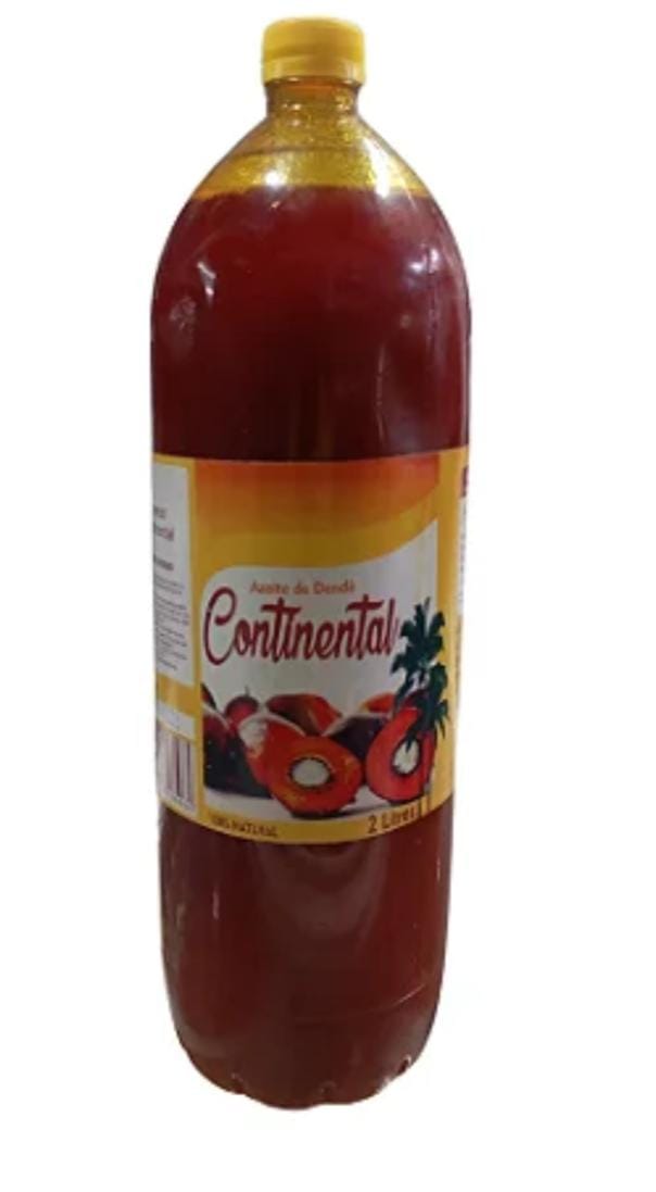 Azeite De Dendê Da Bahia 100% Puro Continental - 2 Litro (4500)