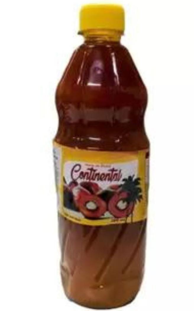 Azeite De Dendê Da Bahia 100% Puro Continental - 500ML (1200)