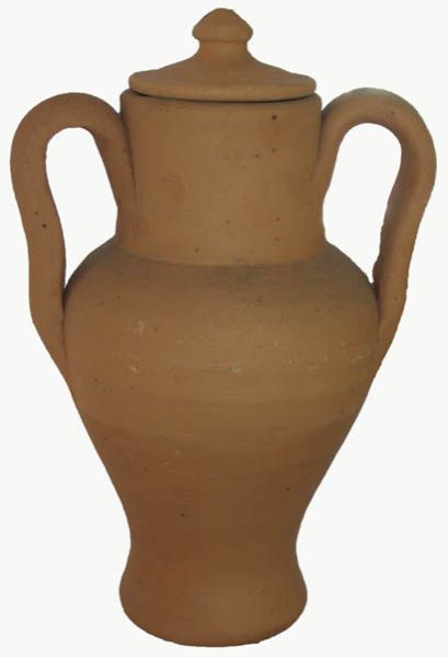 Quartinha de Barro N°3 20cm Com Asa (1232)