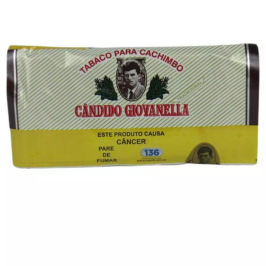 Tabaco para cachimbo Cândido Giovanella Pêssego 50g (4500)