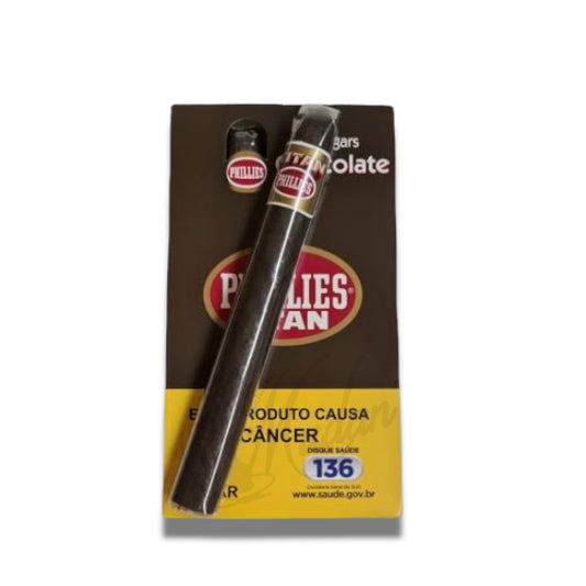 Caixa Charuto Phillies Titan (Chocolate) cx c/ 5un (4500)