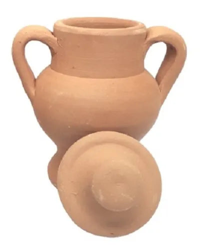 Quartinha de Barro N°0 12cm Com Asa (1232)