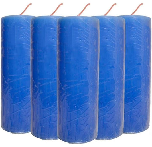 Pacote Velas 7 Dias Azul Claro C/10 270g (8000)