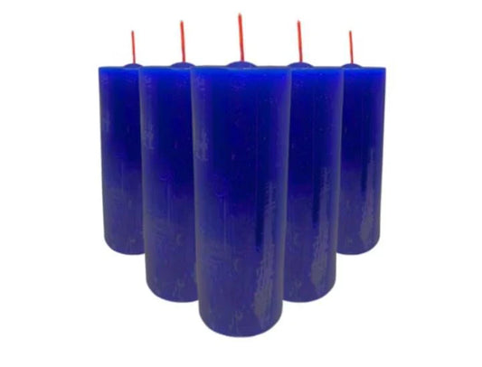 Pacote Vela 6 Dias Azul Escuro C/10 230g (5500)