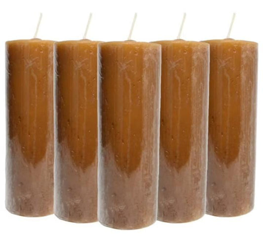 Pacote Velas 7 Dias Marrom C/10 270g (8000)