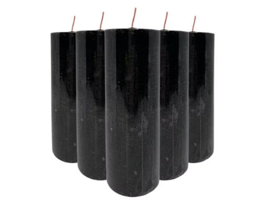 Pacote Velas 7 Dias Preta C/10 270g (8000)