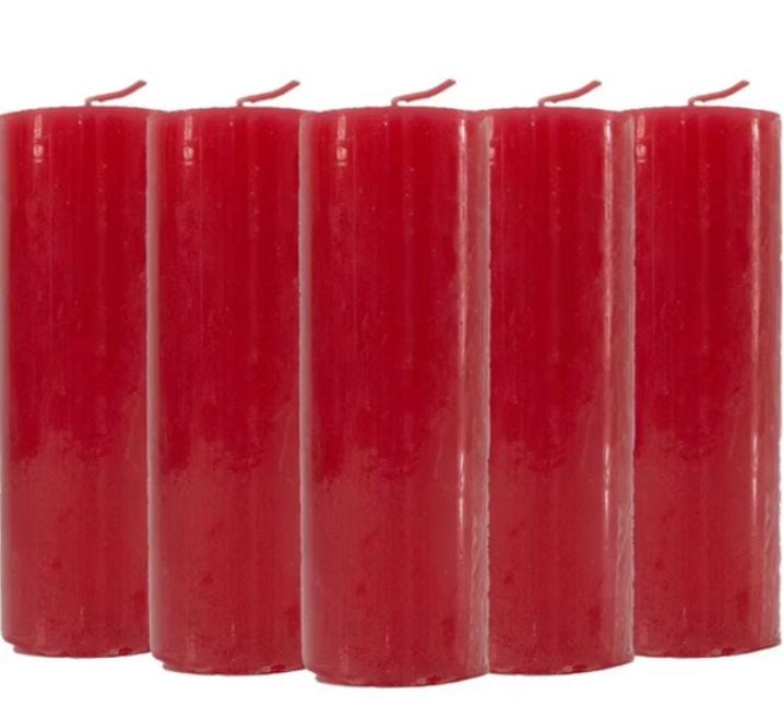 Pacote Velas 7 Dias Vermelha C/10 270g (8000)
